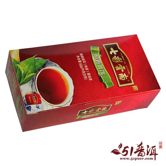 七彩云南 醇香普洱 普洱茶 熟茶 2011年/50克/盒 图2