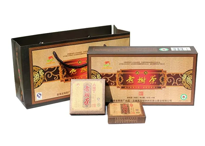 龙园号 老树茶 普洱茶 熟茶 2011年/50克x9盒/条 龙园号礼品茶 图1