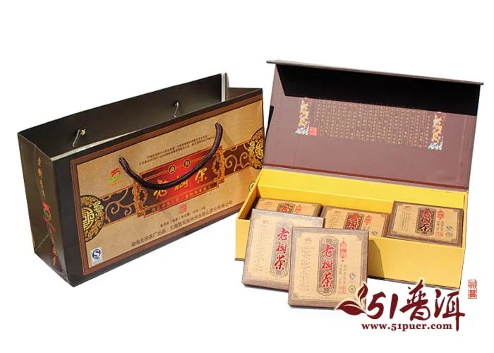 龙园号 老树茶 普洱茶 熟茶 2011年/50克x9盒/条 龙园号礼品茶 图3