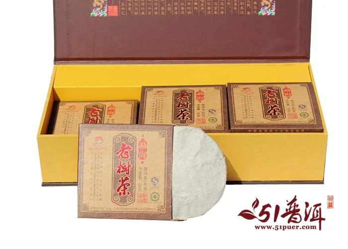 龙园号 老树茶 普洱茶 熟茶 2011年/50克x9盒/条 龙园号礼品茶 图4