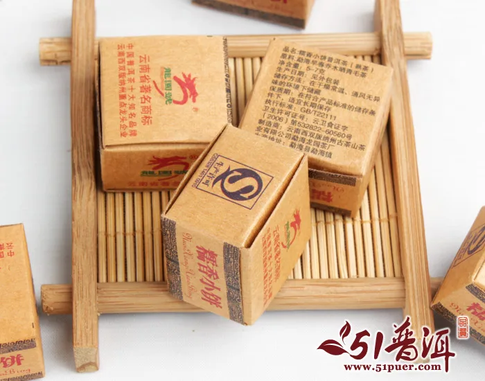龙园号糯香小沱 熟茶 适合白领 6克 图1