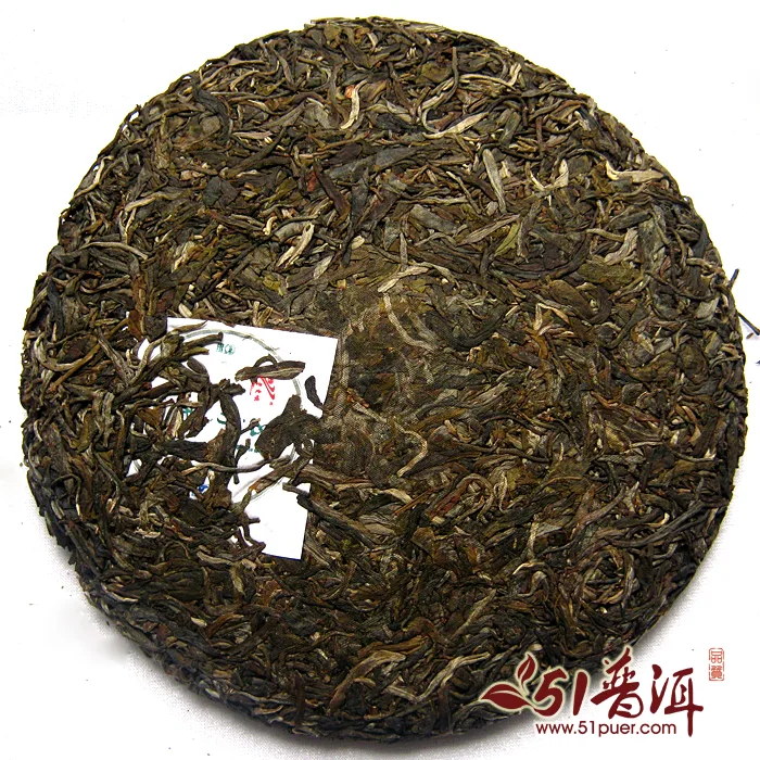 老曼峨 玉泉春 普洱茶 生饼 2009年/357克/饼 班章茶厂 陈年老茶 图2