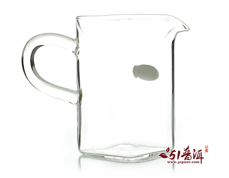 方形公道杯 四方杯 功夫茶具/玻璃茶具 耐高温玻璃杯 200ml 图1