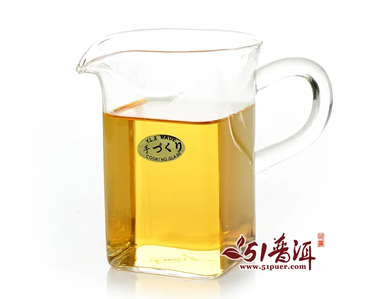 方形公道杯 四方杯 功夫茶具/玻璃茶具 耐高温玻璃杯 200ml 图9
