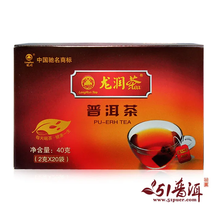龙润 普洱茶 袋泡 2011年/2克/袋 共20袋 时尚方便茶 图2