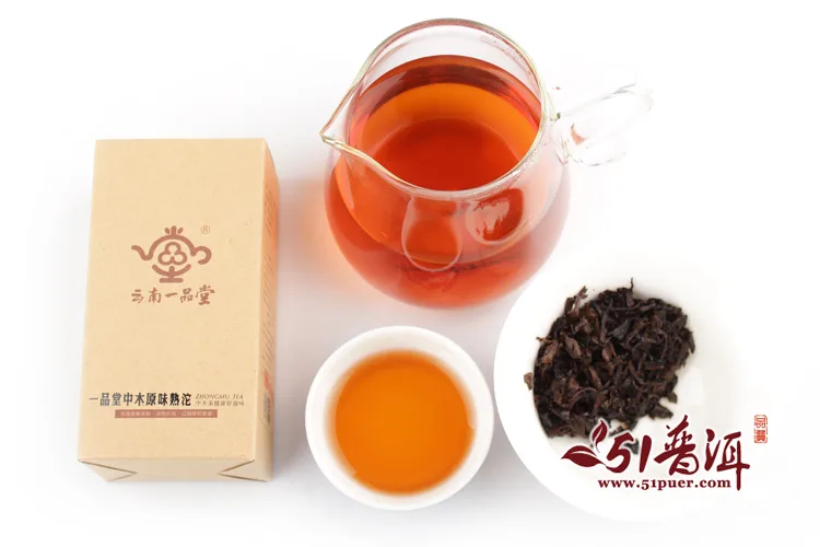 中木 一品堂原味熟沱 普洱茶 熟茶 2013年/75克/盒 图1