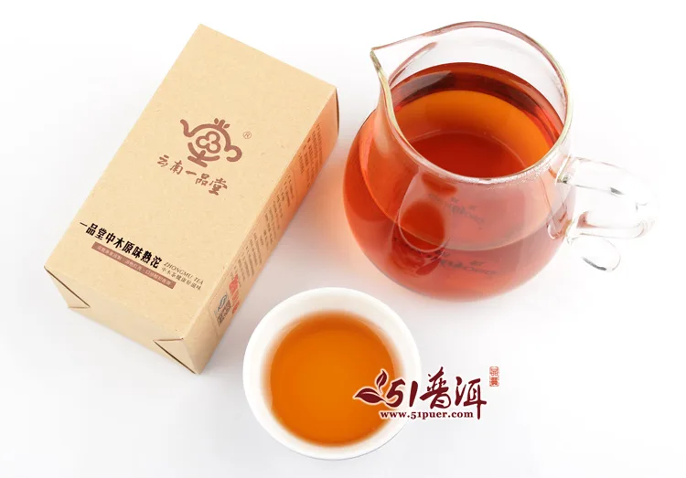 中木 一品堂原味熟沱 普洱茶 熟茶 2013年/75克/盒 图3