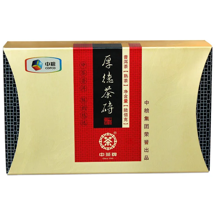 【已售罄】中茶 厚德 普洱茶 熟茶  2012年/600克/砖