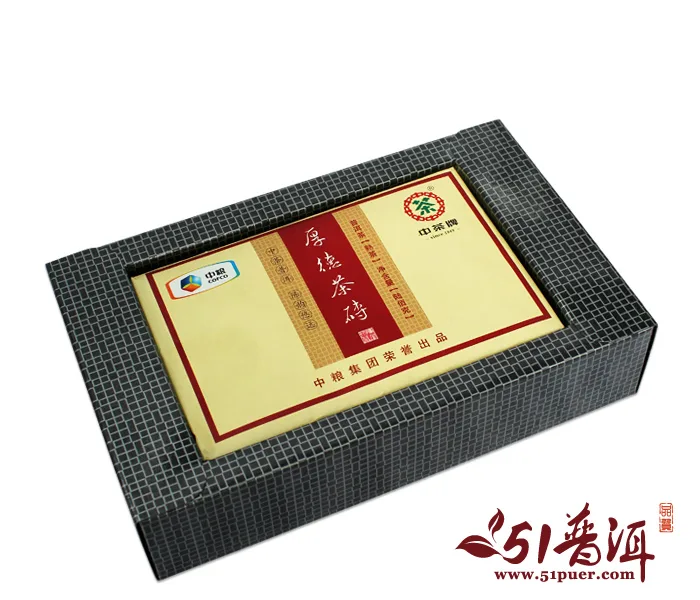 【已售罄】中茶 厚德 普洱茶 熟茶  2012年/600克/砖 图3
