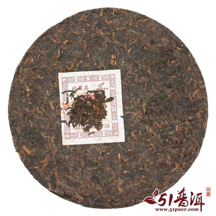 老曼峨 班章王 普洱茶 熟饼 2005年/357克/饼 勐海班章茶厂 陈年老茶 图12
