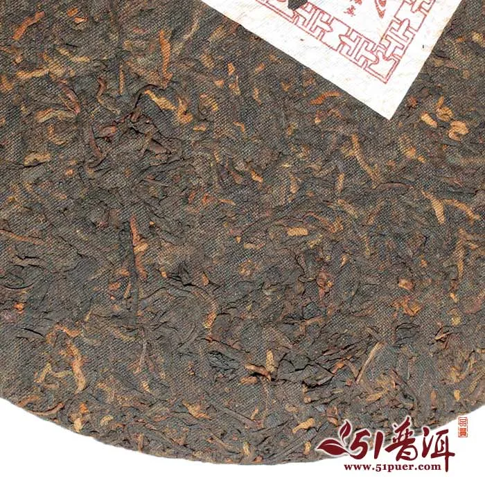 老曼峨 班章王 普洱茶 熟饼 2005年/357克/饼 勐海班章茶厂 陈年老茶 图14