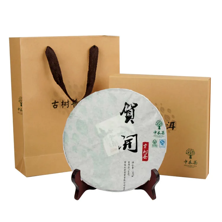 中木 贺开  普洱茶 生茶  2012中/357克/饼 贺开古树茶 谷花茶（秋茶） 图3