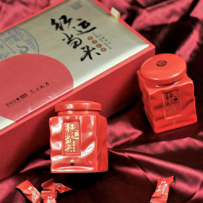 【已售馨】蒙顿普洱茶膏 红运当头 瓷罐礼品装 40克/盒 图4