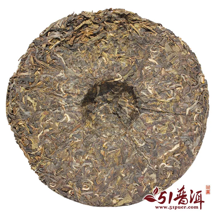 中茶  绿印  普洱茶  生茶  90年代/357克/饼 陈年老茶 图4