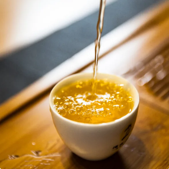 德宏古茶 尚德 普洱茶 白茶 2019年/200g茶饼 古树白茶 图3