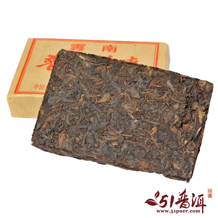 中茶  7581砖 普洱茶  熟茶 1998年/250克/砖 陈年老茶 图3