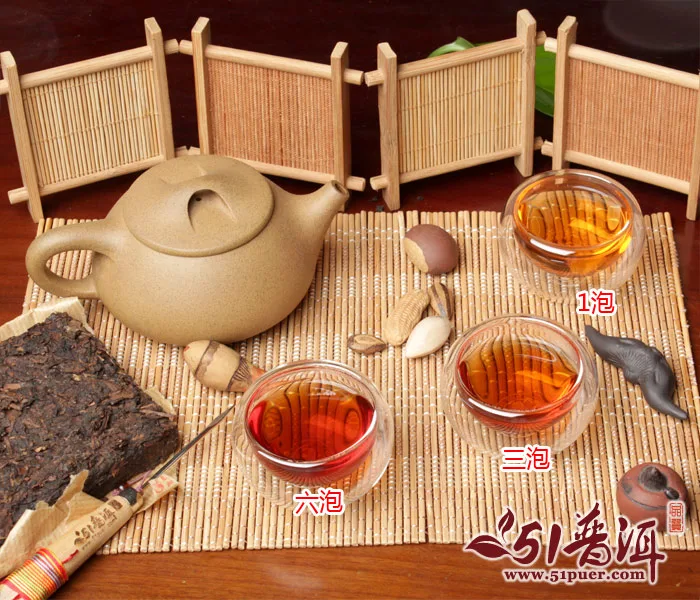 中茶  7581砖 普洱茶  熟茶 1998年/250克/砖 陈年老茶 图8