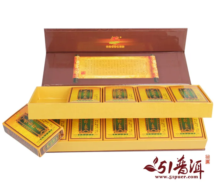 龙园号  龙园印象  普洱茶  生茶 2012年/6克x6小盒x10盒/条 礼品茶 图3