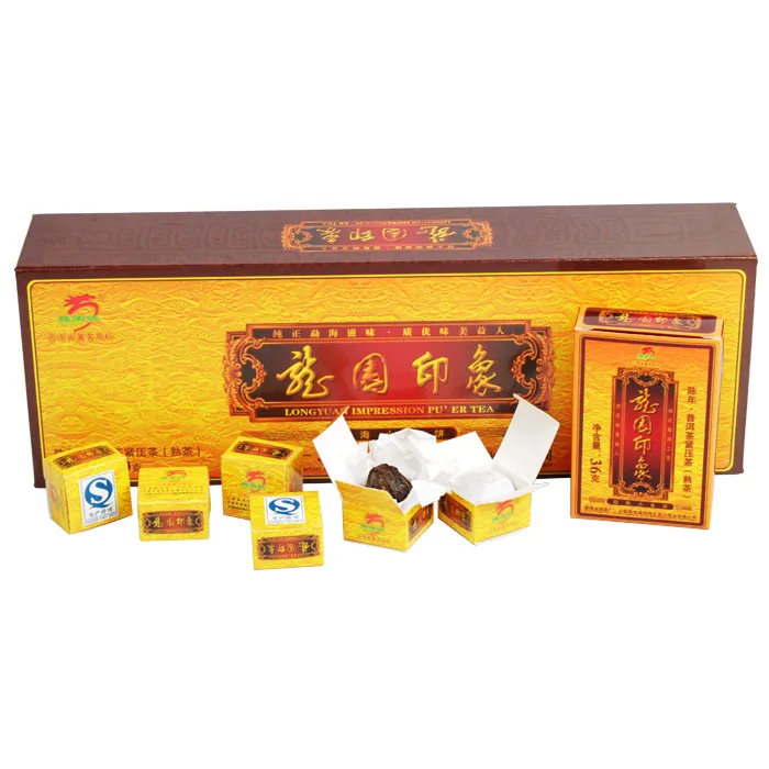 龙园号  龙园印象 普洱茶  熟茶 2012年/360克/盒 礼品茶