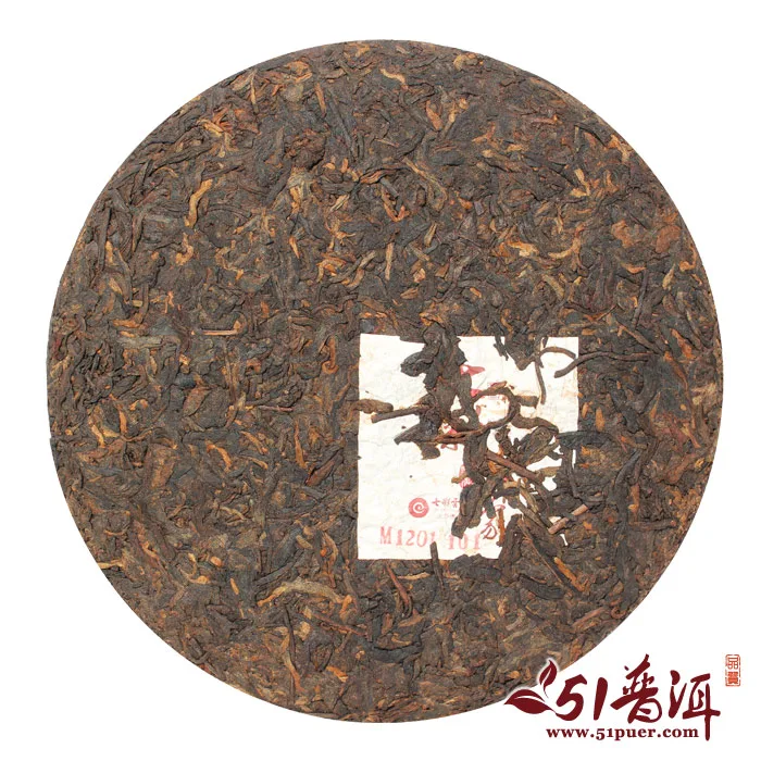 七彩云南 七彩印象 普洱茶 熟茶 年份随机/357克/饼 七彩云南庆丰祥 图2