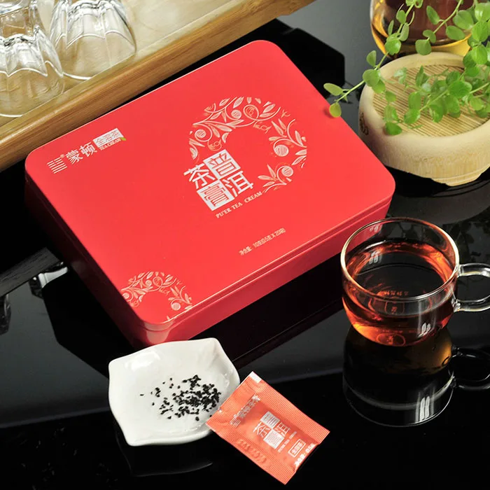 蒙顿  普洱茶膏 普洱茶 茶膏 年份随机 10克（0.5克x20袋） 全溶