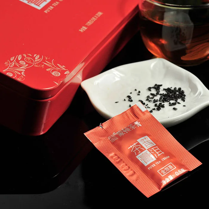 蒙顿  普洱茶膏 普洱茶 茶膏 年份随机 10克（0.5克x20袋） 全溶 图3