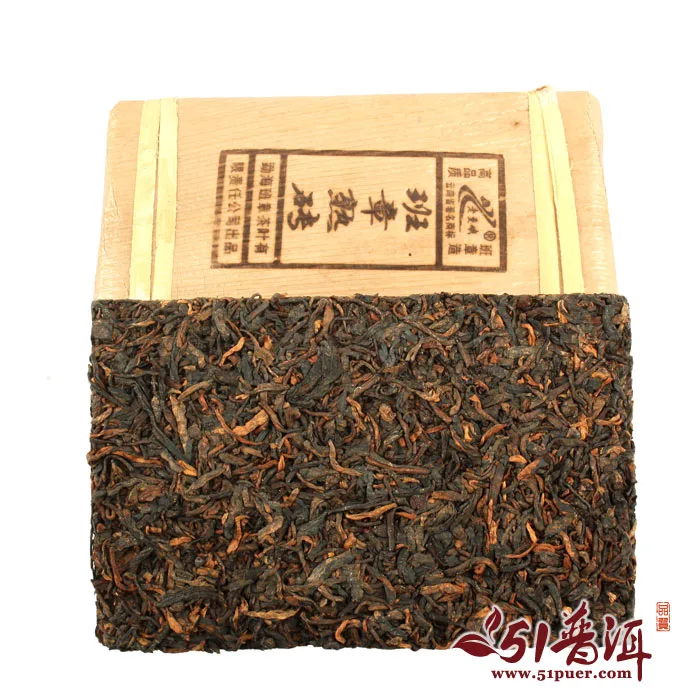 老曼峨 班章熟砖 普洱茶 熟茶 2013年/250克/砖 勐海班章茶厂 图5