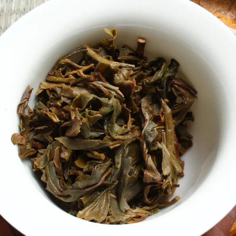 【热销爆款】中木  巴达古树  普洱茶  生茶  2012年/357克/饼   巴达山贺松大树 图2