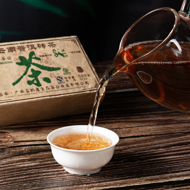 【已售罄】凯鑫 0729生砖 普洱茶 生茶 2007年/500克/砖 生态茶 图4