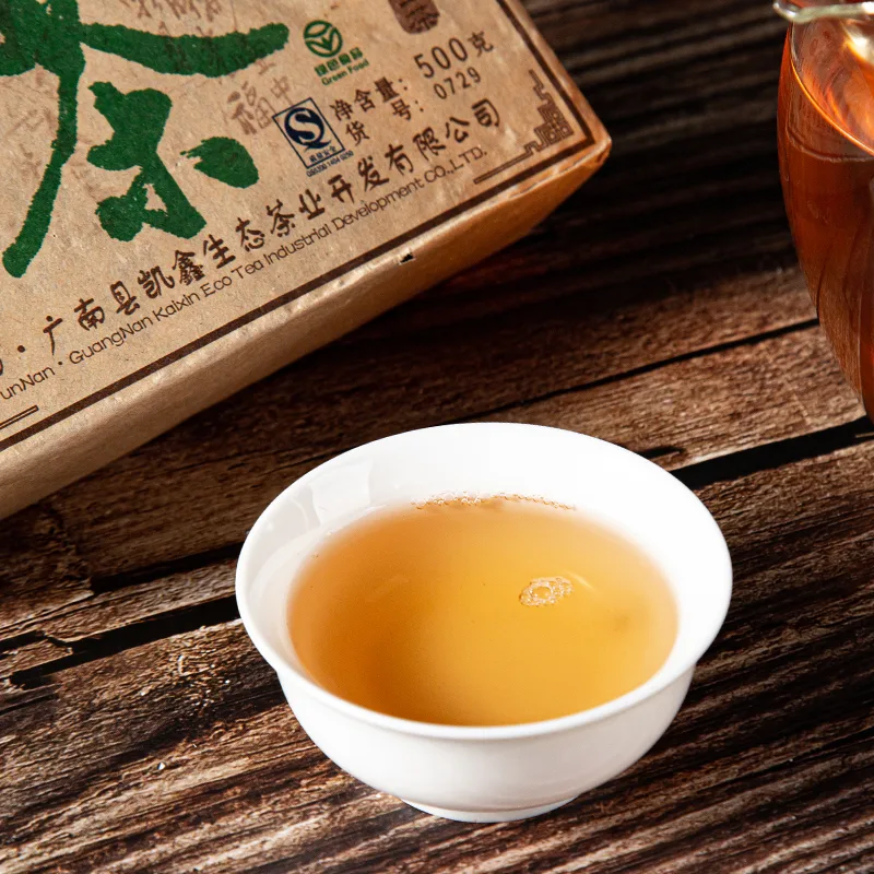 【已售罄】凯鑫 0729生砖 普洱茶 生茶 2007年/500克/砖 生态茶 图5