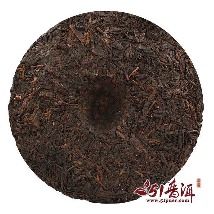 郎河 景迈古树  普洱茶  熟茶  2005年/357克/饼 珍藏品 陈年老茶 图5