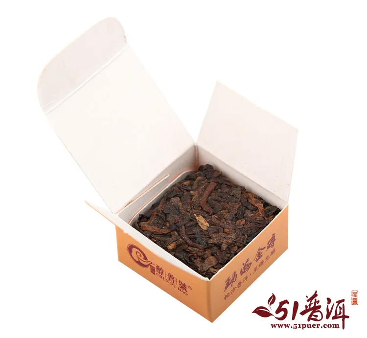 醇普号   勐海金砖 普洱茶  熟茶 2012年/48克×10盒/条  小方砖 图7