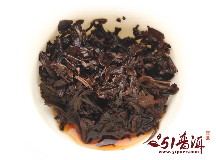 中木 一品堂小沱茶  普洱茶  熟茶 2013年/75克/盒 51普洱网五周年纪念沱 图13
