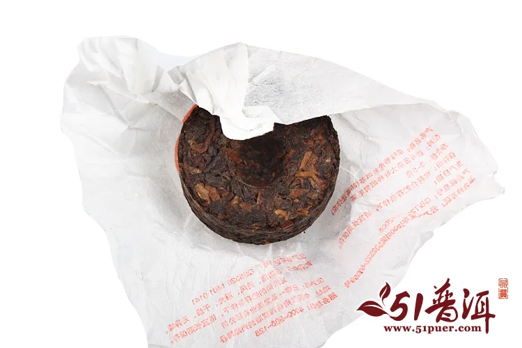 中木 一品堂小沱茶  普洱茶  熟茶 2013年/75克/盒 51普洱网五周年纪念沱 图8