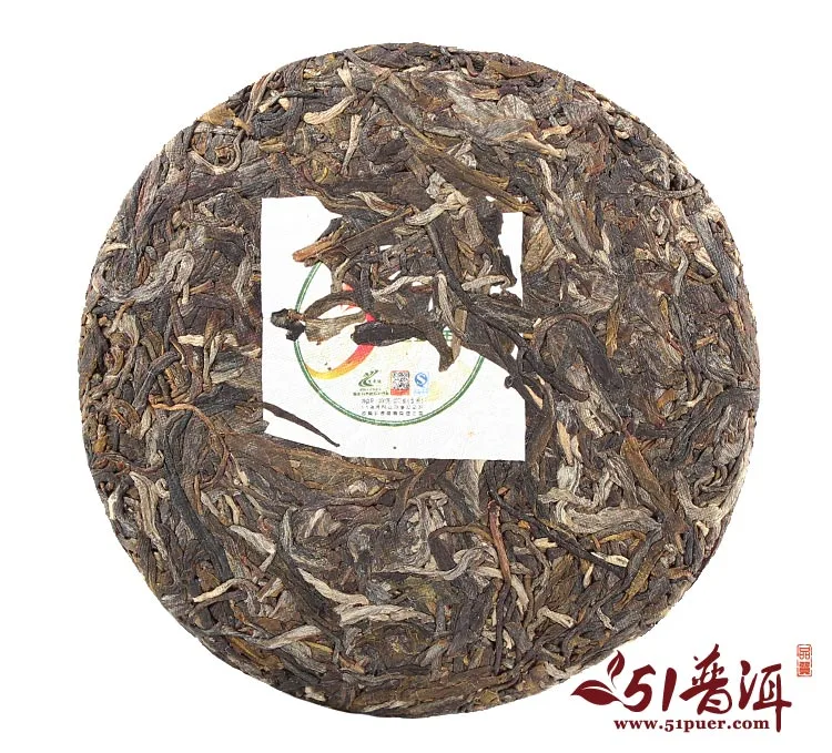 老曼峨 51普洱网五周年纪念饼 普洱茶 生茶 100克/饼 5周年纪念 图2