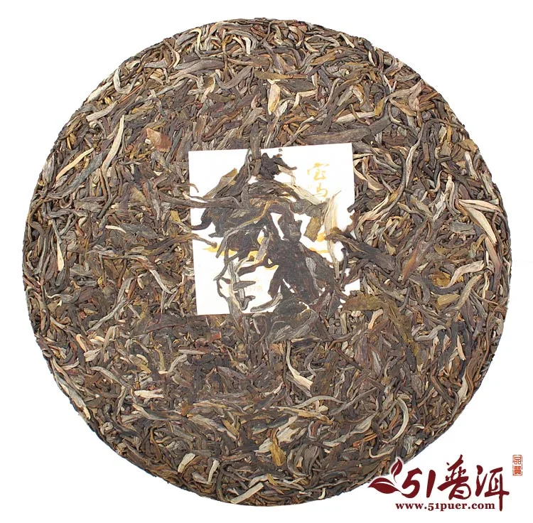 【春节特惠，下单就送一个单饼礼盒】郎河百中堂  宝马腾云 普洱茶 生茶 2013年/357克/饼  马年生肖饼 图7