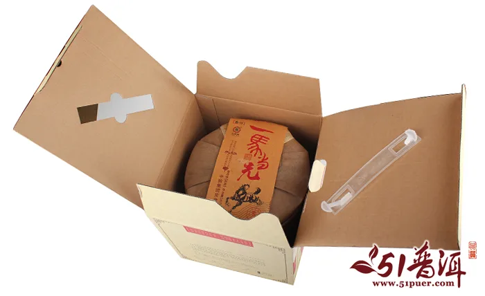 中茶 一马当先 普洱茶 熟茶  2014年/357克/饼 马年生肖纪念茶 图11