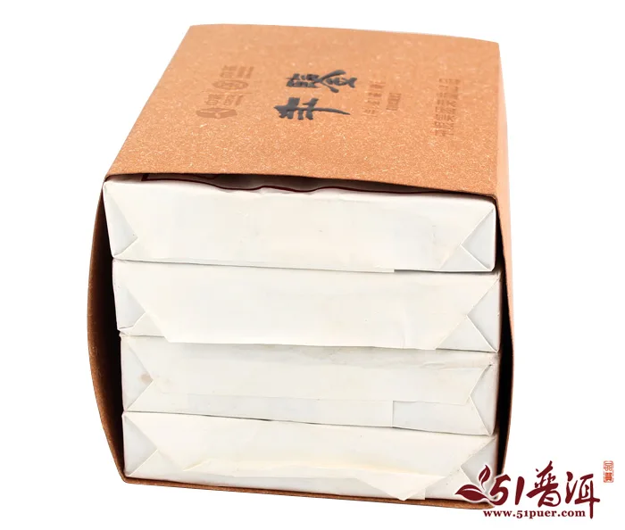 中茶 7581 普洱茶 熟茶  2014年/250克*4块/1000克/套 年鉴茶砖 收藏款 图4