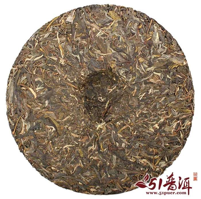 【包装有轻微破损】老同志 易武正山 普洱茶 生茶 2014年/500克/饼 易武麻黑纯料古树茶 图4