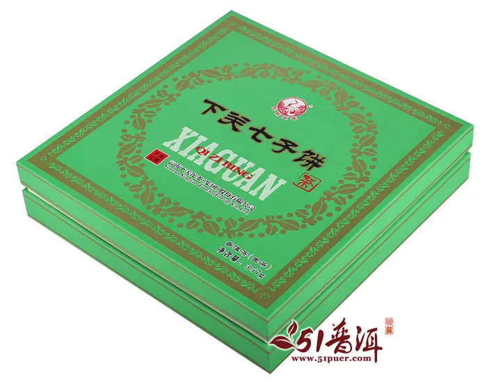【春节特惠】下关 松鹤延年 普洱茶 生茶 2014年/357克/饼 礼盒装 图3