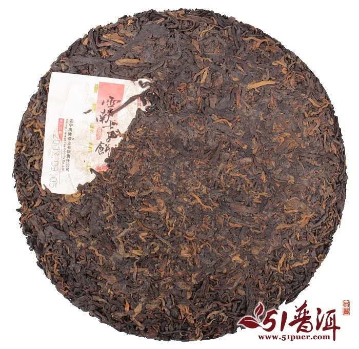 2007年老同志7978熟饼 702批 云南七子饼茶 普洱熟茶 357克/饼 图5