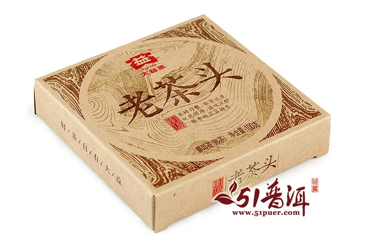 2014年大益老茶头熟砖 1401批 普洱熟茶 100克/砖 图4
