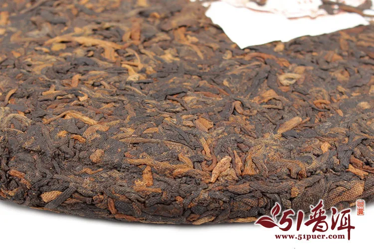 老曼峨 玉泉春 普洱茶 熟茶 2014年/357克/饼 班章茶厂 图8