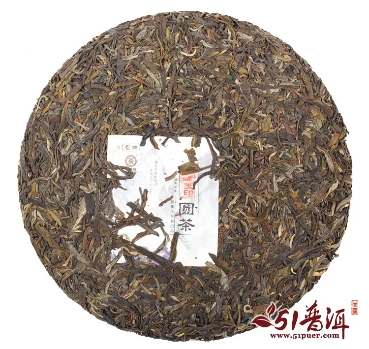 【已售罄】中茶 玉印圆茶 普洱茶 生茶 2014年/357克/饼 中粮集团出品 图2