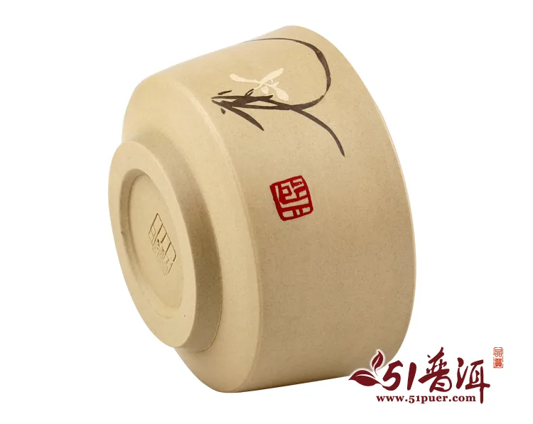 仁烨堂方形小杯 省大师明仁作品 建水紫陶杯 图6