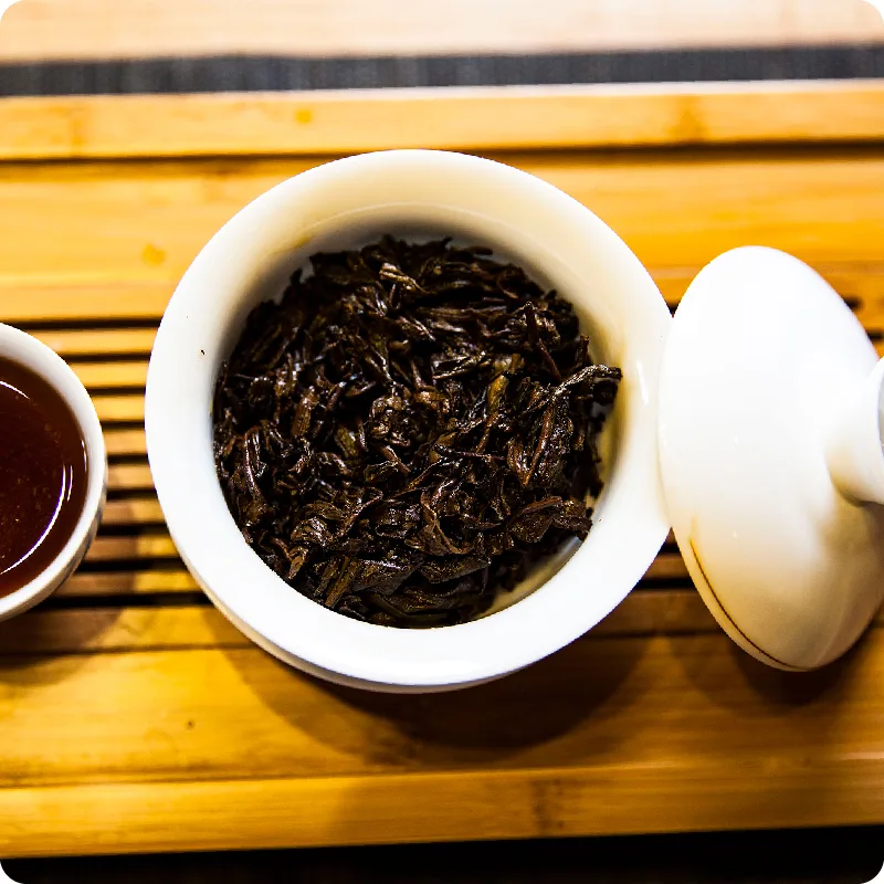 德宏古茶 吉乐 普洱茶 熟饼 2019年/357克/饼 古树熟茶 图4