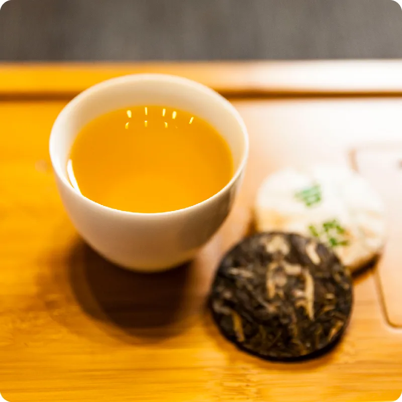 德宏古茶 吉乐 普洱茶 生茶 2019年/100克/盒 小圆片便携装 图3