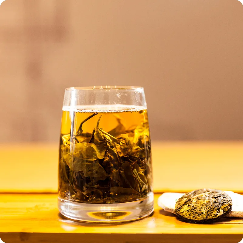 德宏古茶 吉乐 普洱茶 生茶 2019年/100克/盒 小圆片便携装 图4