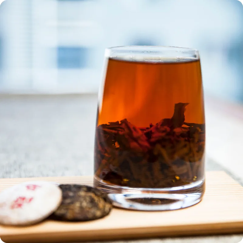 德宏古茶 吉乐 普洱茶 红茶 2019年/100克/饼 小圆片便携装 图4