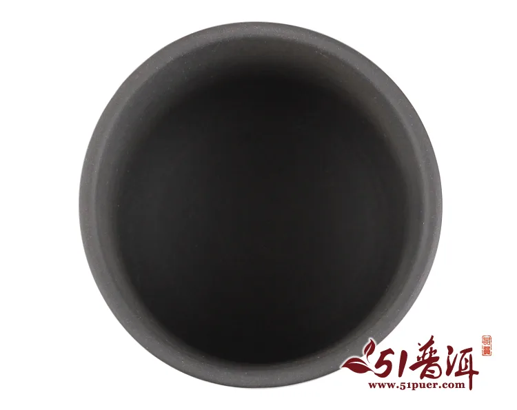 仁烨堂竹节杯 省大师明仁作品 建水紫陶杯 图5